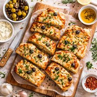 Cheese Olive Bread for Appetizer