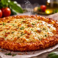 Cheese Only Crust Pizza Low Carb
