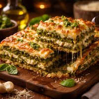 Cheese Pesto Lasagna