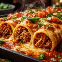 Cheese Pork Enchiladas