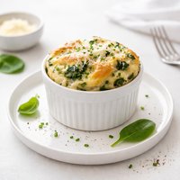 Cheese Spinach Souffle