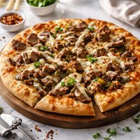 Cheese Steak Pizza