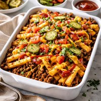 Cheeseburger N Fries Casserole