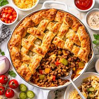 Cheeseburger Pot Pie