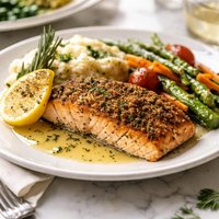 Cheesecake Factory Herb Crusted Salmon