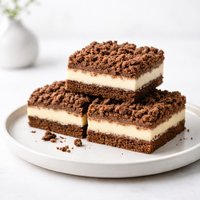 Cheesecake Filled Chocolate Streusel Bars
