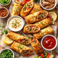 Cheesesteak Egg Rolls