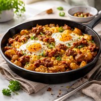 Cheesey Potato Hot Sausage Breakfest Sp5