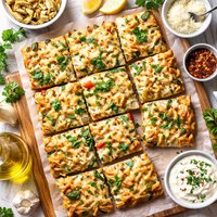 Cheesy Artichoke Squares