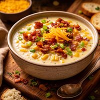 Cheesy Bacon Corn Soup