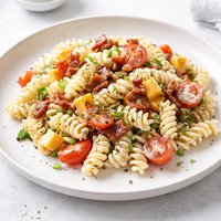 Cheesy Bacon Ranch Pasta Salad