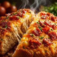 Cheesy Bacon Snack Bread