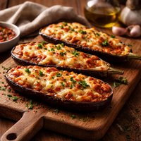 Cheesy Baked Aubergine