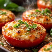 Cheesy Baked Parmesan Tomatoes