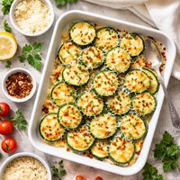 Cheesy Baked Zucchini