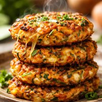 Cheesy Baked Zucchini Sweet Potato Patties