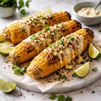 Cheesy Barbecued Corn on the Cob