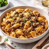 Cheesy Beef Pasta Cheap Hamburger Helper