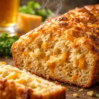 Cheesy Beer Batter Bread