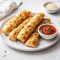 Cheesy Bread Machine Breadsticks