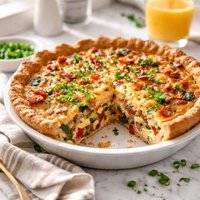 Cheesy Breakfast Pie