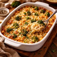 Cheesy Broccoli Rice Bake