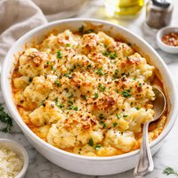 Cheesy Cauliflower Gratin
