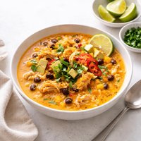 Cheesy Chicken Enchilada Soup