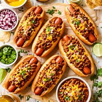 Cheesy Chili Dogs