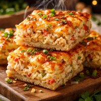 Cheesy Crab Squares