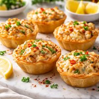 Cheesy Crab Tarts