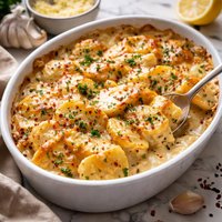 Cheesy Creamy Garlic Potatoes