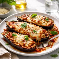 Cheesy Eggplant Aubergine Marinara