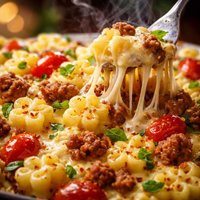 Cheesy Flower Power Pasta Bake