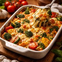 Cheesy Garden Casserole
