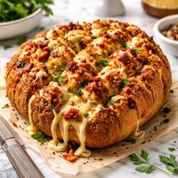Cheesy Garlic Cardiac Arrest Bread