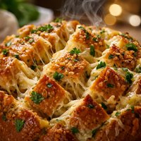 Cheesy Garlic Herb Pull Apart Bread
