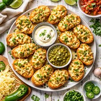 Cheesy Green Chili Snacks