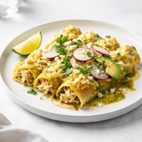 Cheesy Green Enchiladas