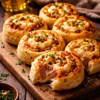 Cheesy Ham Rolls