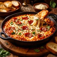 Cheesy Hot Pizza Dip