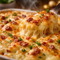 Cheesy Mashed Potato Bake