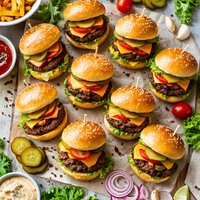 Cheesy Mini Burgers