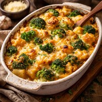 Cheesy Potato and Broccoli Casserole
