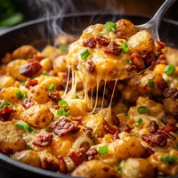 Cheesy Potato Skillet Stuff