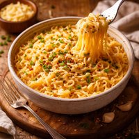 Cheesy Ramen Noodles