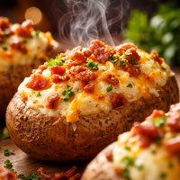 Cheesy Ranch Bacon Stuffed Potatoes
