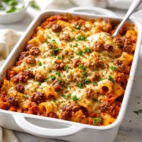 Cheesy Sausage and Pasta Bake