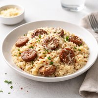 Cheesy Sausage Risotto
