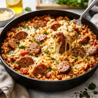 Cheesy Sausage Skillet